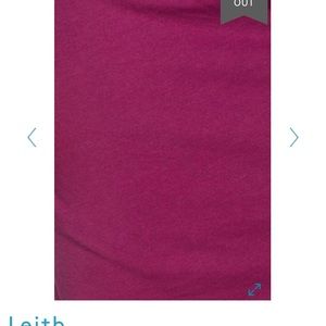 Leith long sleeve dress small purple magenta